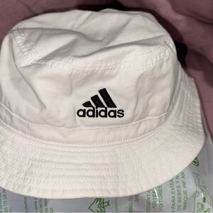 Adidas White Bucket Hat